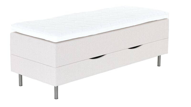 Unia säilytyslaatikkosänkypaketti 80x200 beige, Unia 300 pp, 18cm jalat